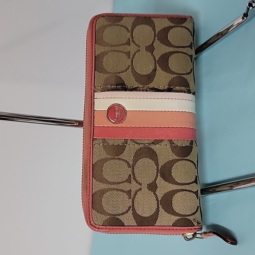 COACH Slg Canvas Long Wallet 237040032